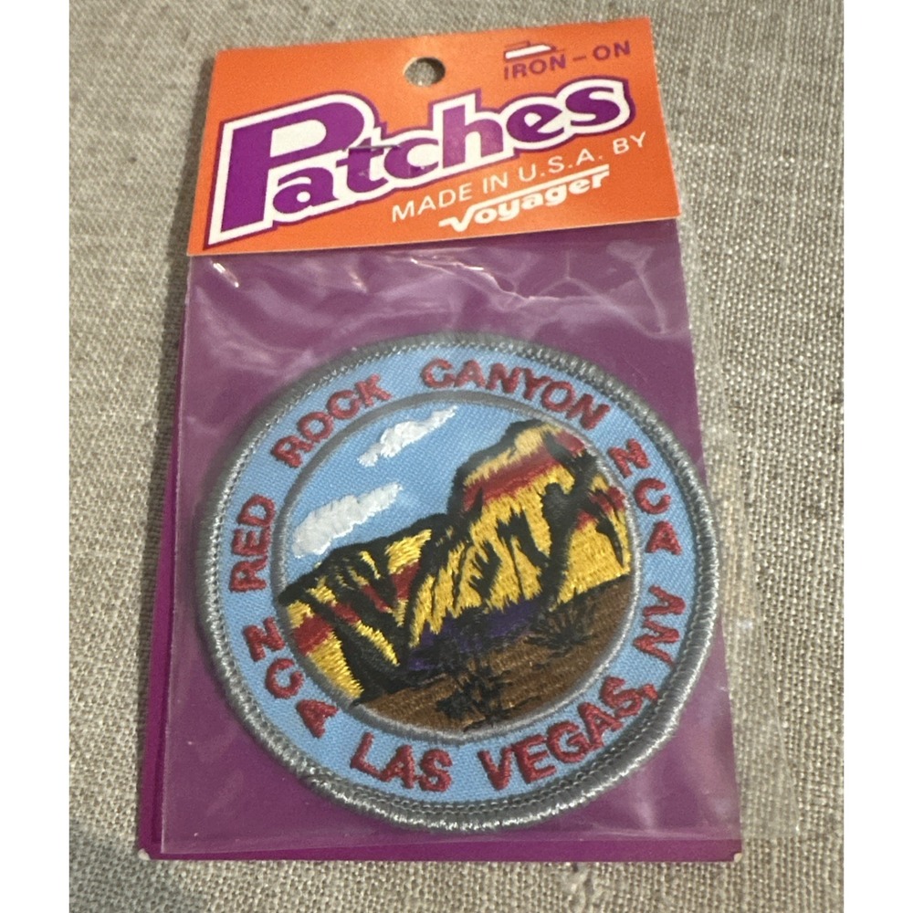 NIP Red Rock Canyon National Conservation Area NCA Las Vegas Voyager Patch Badge